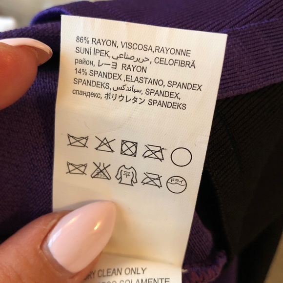 Bebe Asymmetrical Bodycon Dress - Picture 4 of 4